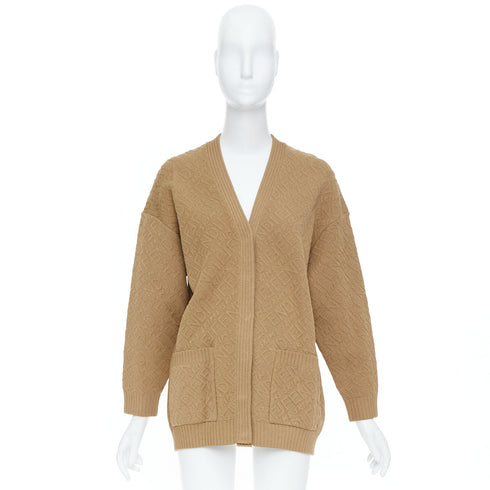 Women's Fendi Skims 2021 Runway Monogram Knit Cardigan