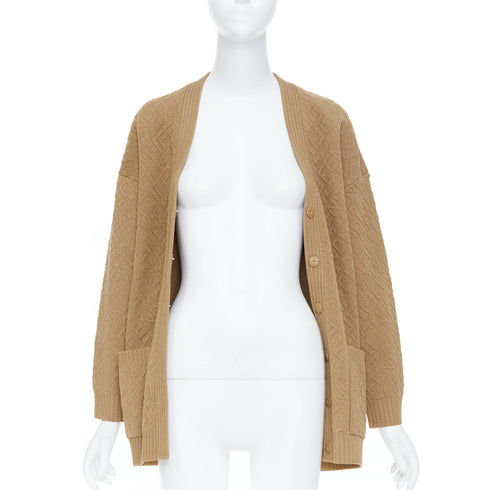 Women's Fendi Skims 2021 Runway Monogram Knit Cardigan