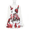 Women's Alexander McQueen 2024 Tudor Rose Skater Mini Dress