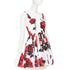 Women's Alexander McQueen 2024 Tudor Rose Skater Mini Dress