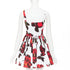 Women's Alexander McQueen 2024 Tudor Rose Skater Mini Dress