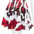 Women's Alexander McQueen 2024 Tudor Rose Skater Mini Dress