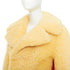 Women's Bottega Veneta 2020 Runway Yellow Red Fur Fringe Coat