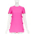 Women's Valentino 2022 Runway PP Pink Silk Bow Mini Dress