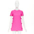 Women's Valentino 2022 Runway PP Pink Silk Bow Mini Dress