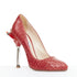 Women's Prada 2012 Runway Red Rocket Flame Pump