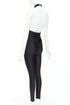 Women's Saint Laurent 2022 Runway Black Halter Jumpsuit