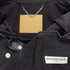 Women's Balenciaga Grey Denim Power Shoulder Jacket