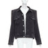 Women's Balenciaga Grey Denim Power Shoulder Jacket