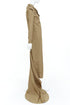 Women's Prada 2023 Runway Brown Poplin Safari Gown