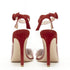 Women's Gianvito Rossi Plexi Red Suede PVC Pump