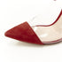 Women's Gianvito Rossi Plexi Red Suede PVC Pump