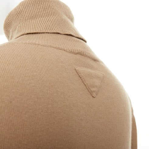 Women's Prada 2019 Beige Cashmere Turtleneck Sweater