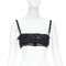 Women's Miu Miu 2023 Runway Black Bralette Top