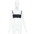 Women's Miu Miu 2023 Runway Black Bralette Top