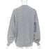 Women's Prada 2020 Grey Cashmere Triangle Patch Crew Sweater