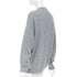 Women's Prada 2020 Grey Cashmere Triangle Patch Crew Sweater