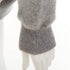 Women's Prada 2020 Grey Cashmere Triangle Patch Crew Sweater