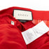 Women's Gucci 2015 Runway Red Chevron Silk Midi Skirt