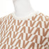 Women's Valentino Brown Cashmere V Monogram Pullover Sweater