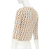 Women's Valentino Brown Cashmere V Monogram Pullover Sweater