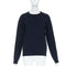 Women's Saint Laurent 2018 Blue Anchor Crest Embroidered Pullover