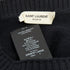 Women's Saint Laurent 2018 Blue Anchor Crest Embroidered Pullover