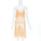 Women's Bottega Veneta 2022 Runway White Sequin Slip Dress