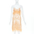 Women's Bottega Veneta 2022 Runway White Sequin Slip Dress