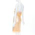 Women's Bottega Veneta 2022 Runway White Sequin Slip Dress