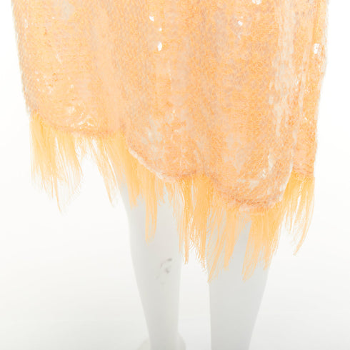 Women's Bottega Veneta 2022 Runway White Sequin Slip Dress