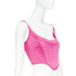 Women's Versace Medusa '95 Pink Satin Corset Top