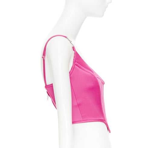 Women's Versace Medusa '95 Pink Satin Corset Top