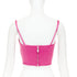 Women's Versace Medusa '95 Pink Satin Corset Top