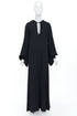 Women's Saint Laurent 2013 Black Bishop Sleeve Dress Gown