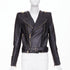 Women's Balmain 2020 Black Quilted Leather Perfecto Biker Jacket