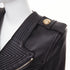 Women's Balmain 2020 Black Quilted Leather Perfecto Biker Jacket