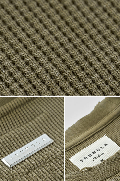 8094 - Tailored Waffle Longsleeves