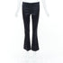 Women's The Row Black Satin Pintuck Bootcut Trousers Pant