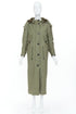 Women's Prada 2023 Runway Green Cargo Hooded Coat