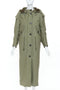 Women's Prada 2023 Runway Green Cargo Hooded Coat