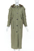 Women's Prada 2023 Runway Green Cargo Hooded Coat