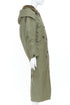Women's Prada 2023 Runway Green Cargo Hooded Coat