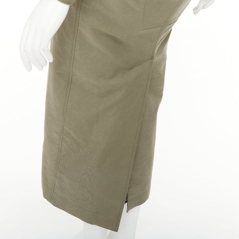 Women's Prada 2023 Runway Green Cargo Hooded Coat