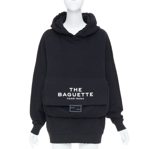 Women's Fendi 2023 Marc Jacobs Black Pocket Sweatshirt