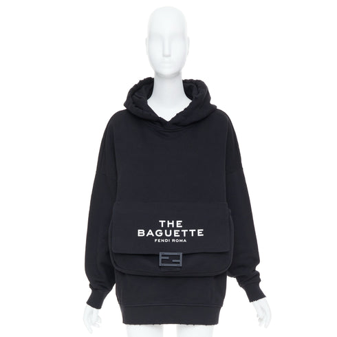 Women's Fendi 2023 Marc Jacobs Black Pocket Sweatshirt