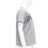 Men's Valentino Grey Cuban Flower Patch Tshirt