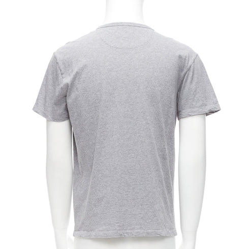 Men's Valentino Grey Cuban Flower Patch Tshirt