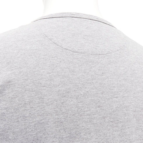 Men's Valentino Grey Cuban Flower Patch Tshirt