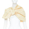 Women's Jil Sander 2021 Yellow Silk Wrap Cape
